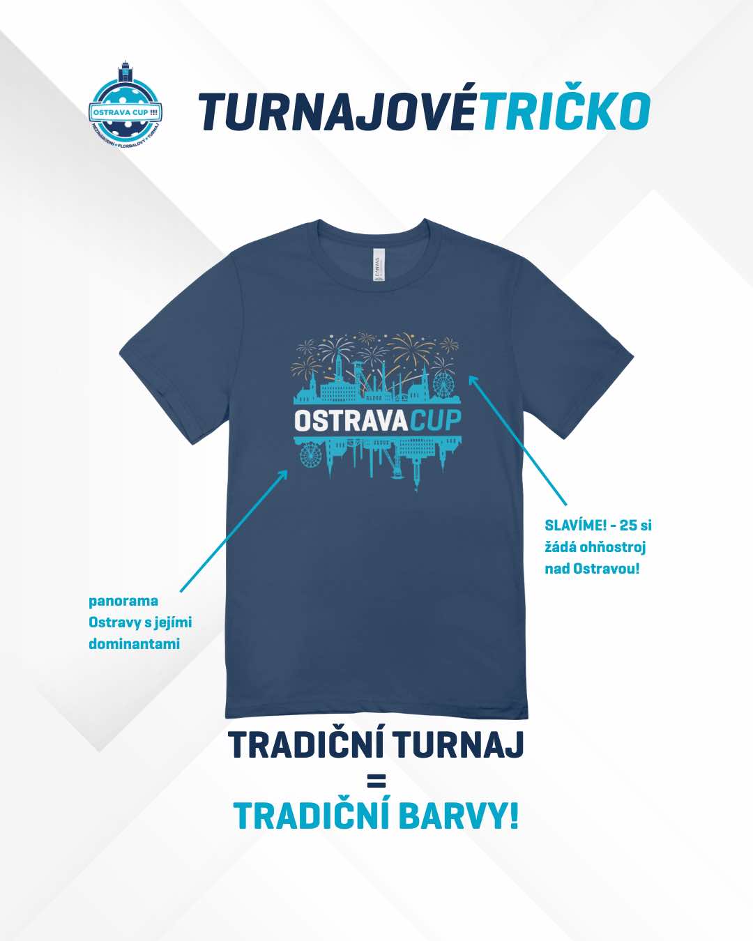 Turnajové tričko 25. ročníku